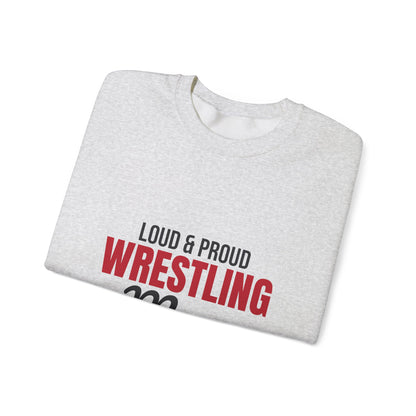 Loud and Proud Wrestling Mom Sweatshirt, Wrestling Mom Crewneck