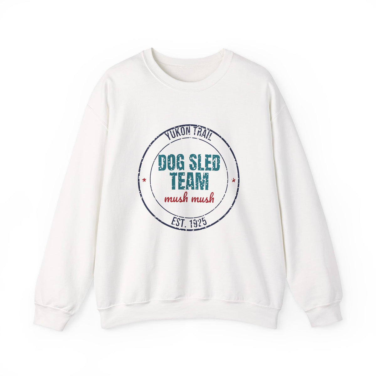 Yukon Trail Dog Sled Team Est. 1925 Sweatshirt, Vintage Winter Crewneck Sweatshirt