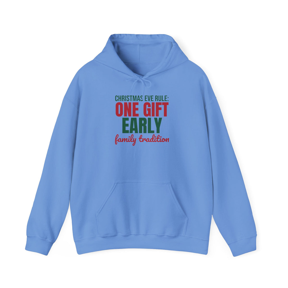 Christmas Eve Rule One Gift Early Family Tradition Hoodie, Christmas Eve Hoodie