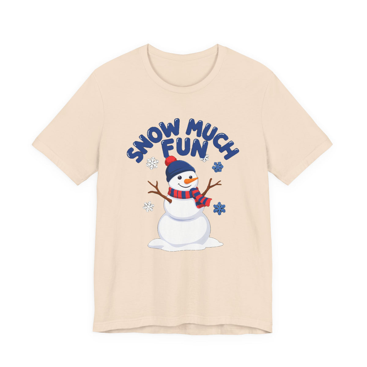 Snow Much Fun Shirt, Snowman Winter T-Shirt, Cute Snow Day Tee