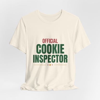 Official Cookie Inspector Shirt, Funny Christmas Baking T-Shirt