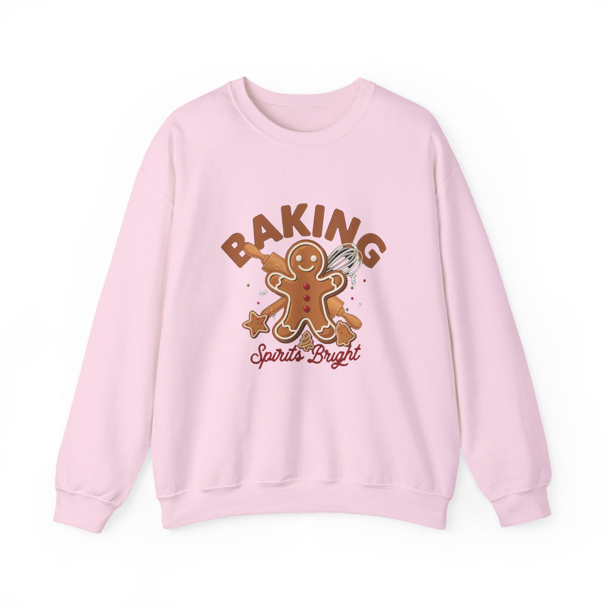 Baking Spirits Bright Sweatshirt, Christmas Baking Crewneck, Gift for Bakers