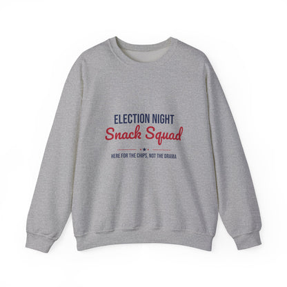 Election Night Snack Squad Sweatshirt, Election Night Crewneck Sweatshirt
