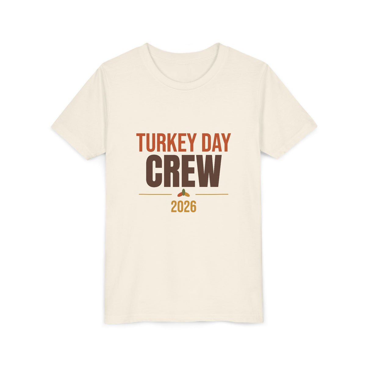 Turkey Day Crew 2026 Kids Shirt, Kids Thanksgiving T-Shirt