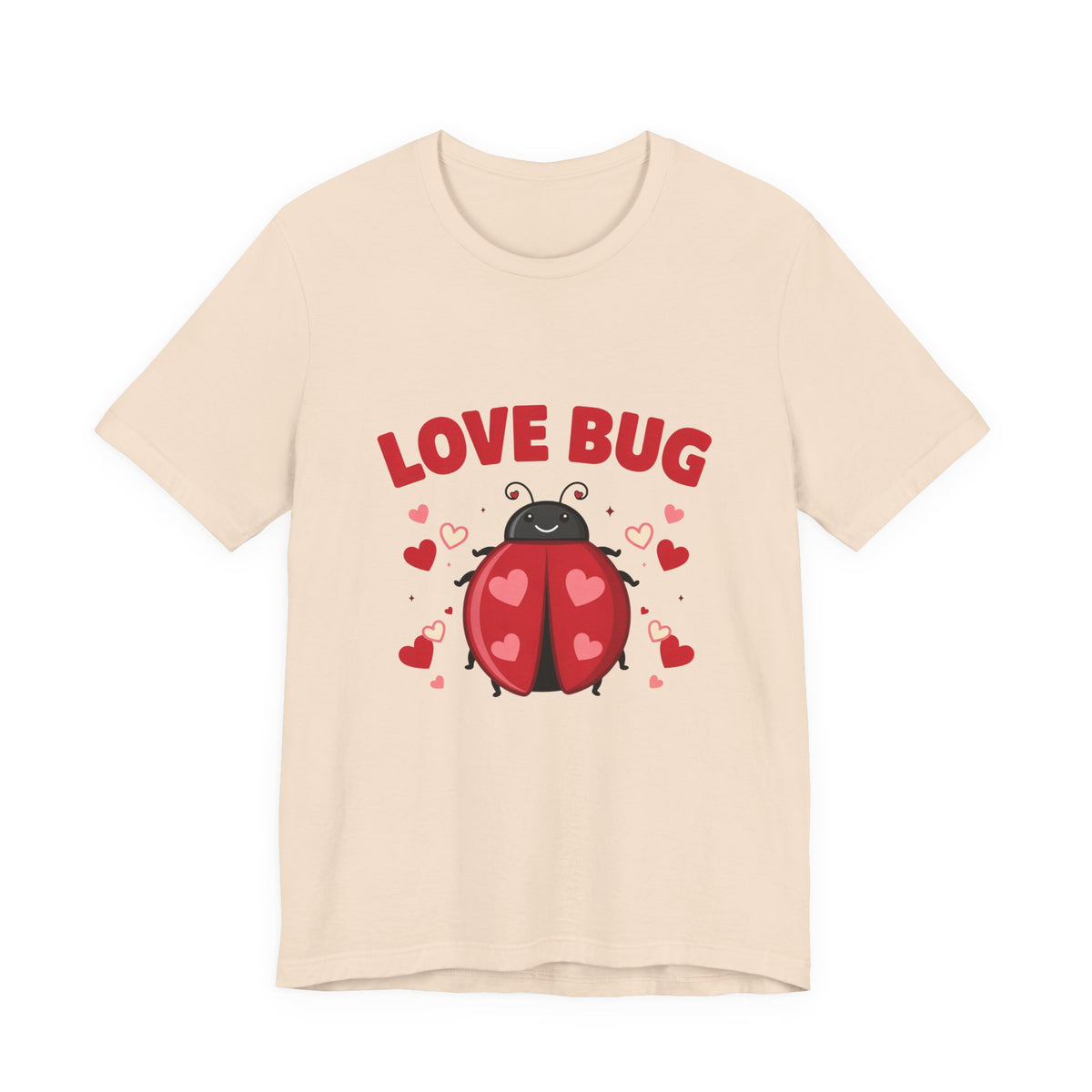 Love Bug Valentine Ladybug Shirt, Ladybug Valentine T-Shirt, Valentines Day Tee
