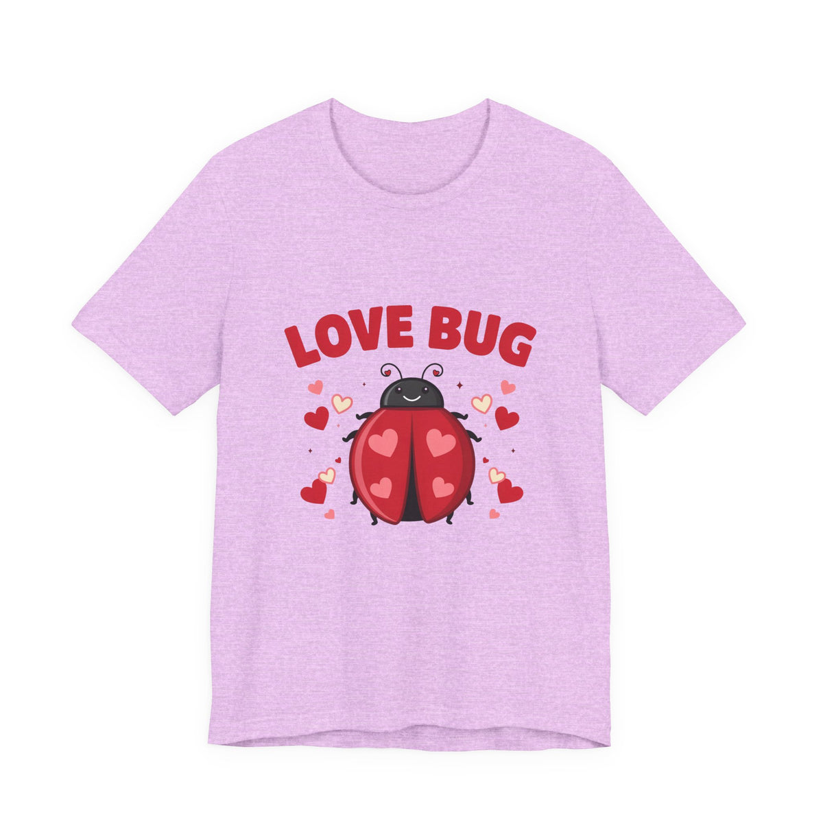 Love Bug Valentine Ladybug Shirt, Ladybug Valentine T-Shirt, Valentines Day Tee