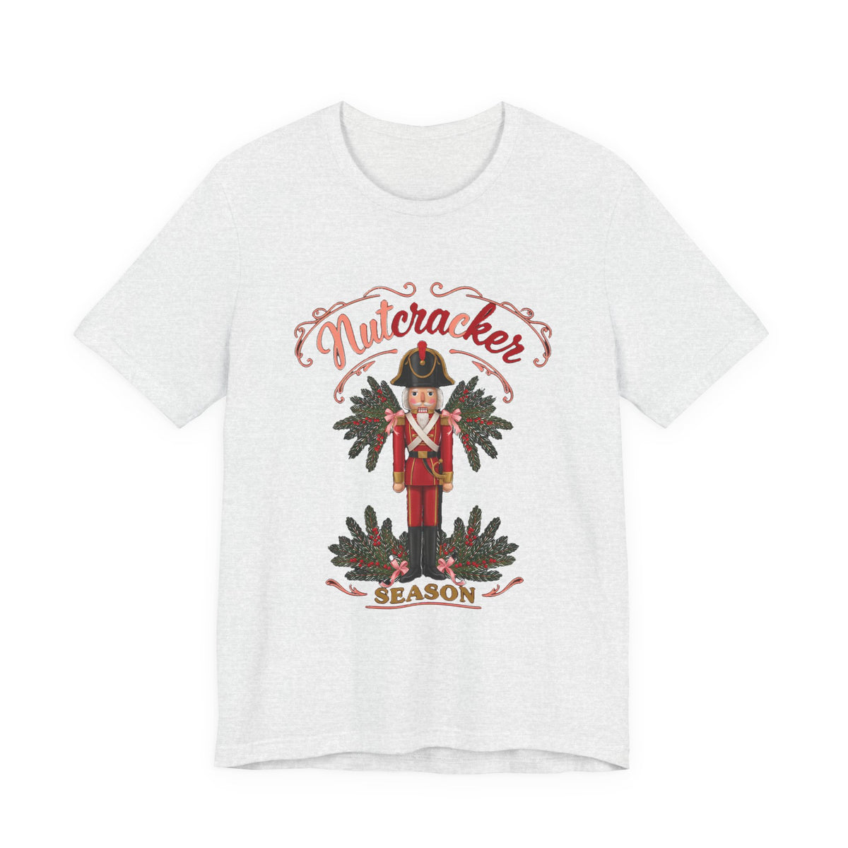 Nutcracker Season Shirt, Vintage Nutcracker T-Shirt, Pink Christmas Tee