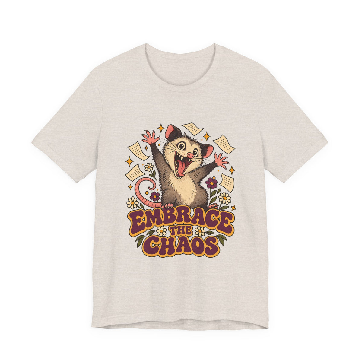 Embrace the Chaos Opossum Shirt, Funny Opossum T-Shirt, Funny Opossum Gift