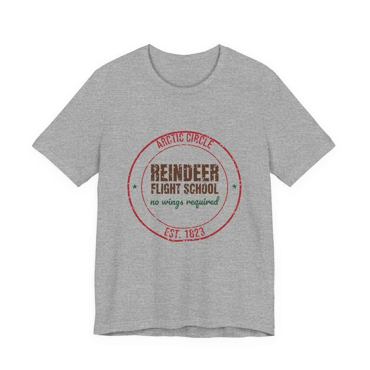 Arctic Circle Reindeer Flight School Est. 1823 Shirt, Vintage Christmas T-Shirt, Vintage Christmas Gift
