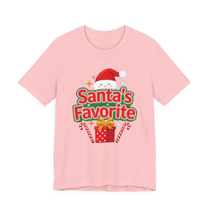 Santa's Favorite Shirt, Funny Christmas T-Shirt, Nice List Tee