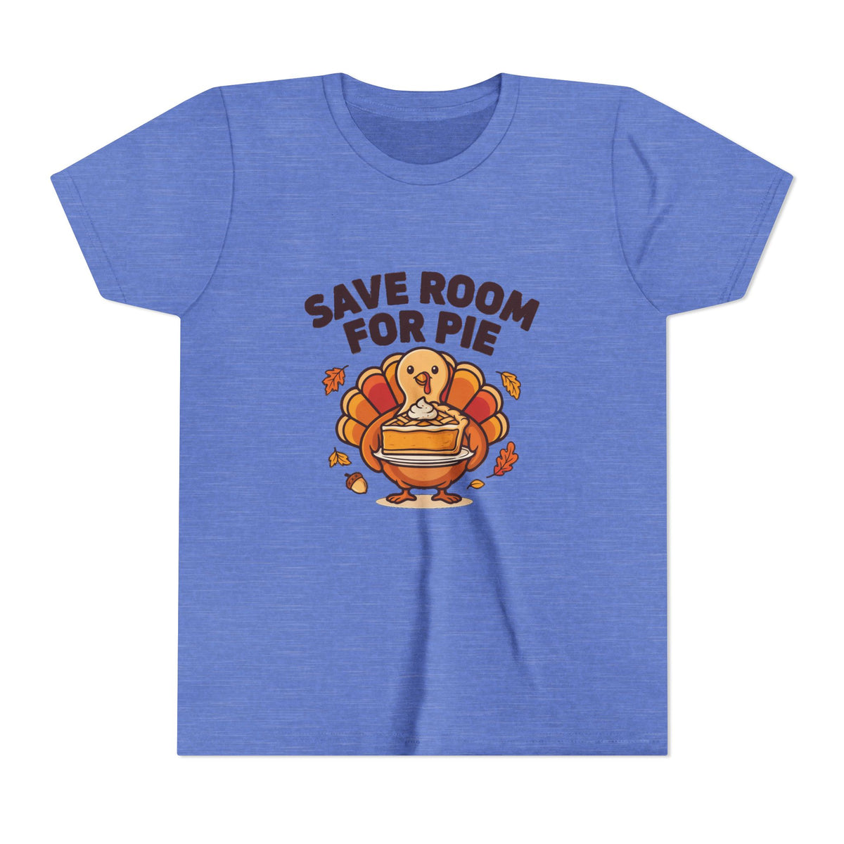 Save Room for Pie Thanksgiving Turkey Kids Shirt, Kids Save Room for Pie Thanksgiving Tee