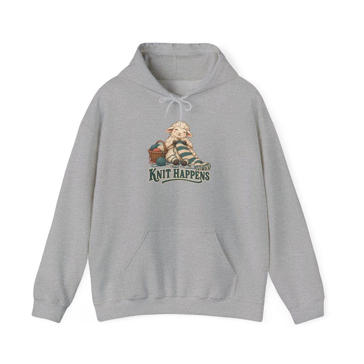 Knit Happens Knitting Sheep Hoodie, Knitting Sheep Hoodie