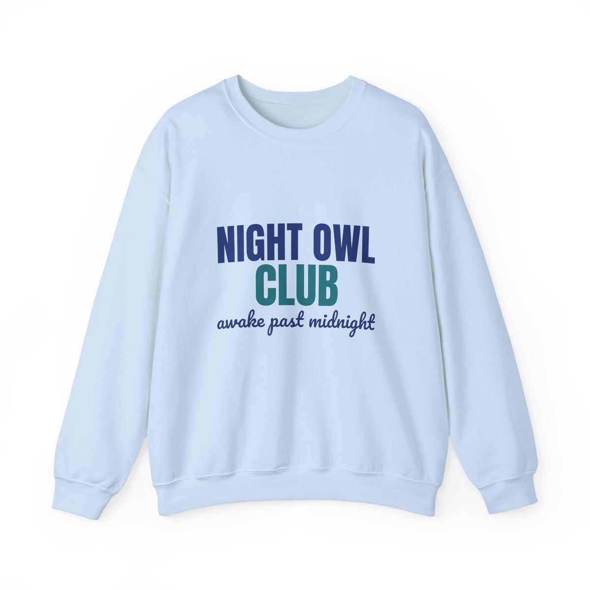 Night Owl Club Awake Past Midnight Sweatshirt, Night Owl Club Crewneck Sweatshirt