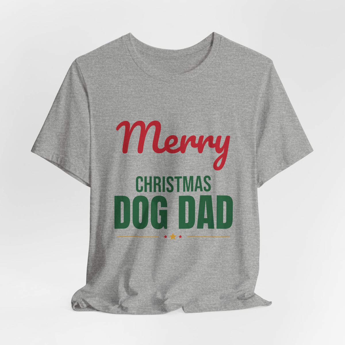 Merry Christmas Dog Dad Shirt, Dog Dad Christmas T-Shirt, Dog Lover Gift