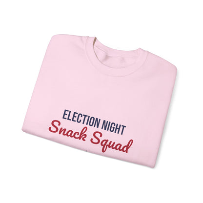 Election Night Snack Squad Sweatshirt, Election Night Crewneck Sweatshirt