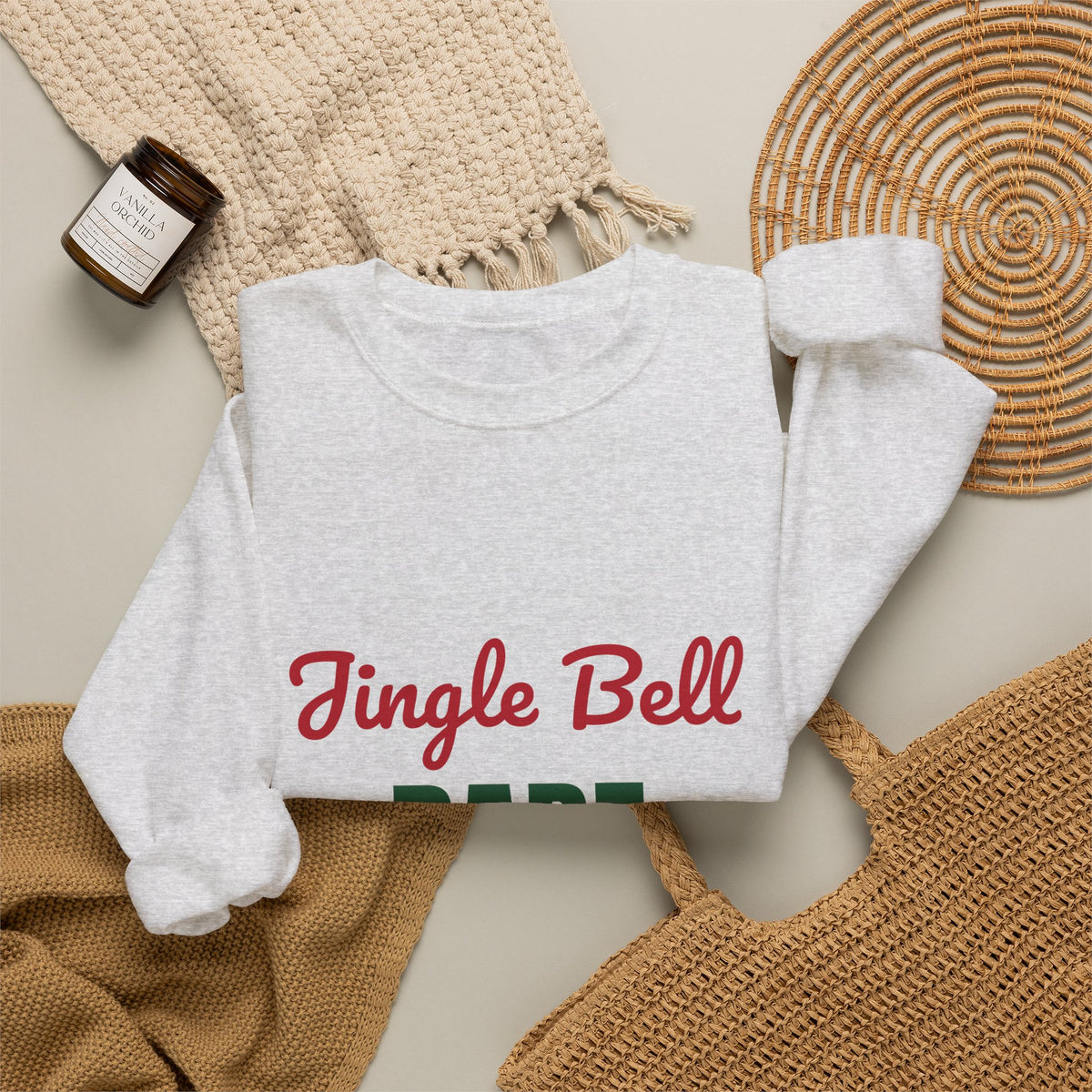 Jingle Bell Babe Sweatshirt, Womens Christmas Crewneck