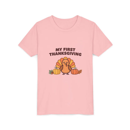 My First Thanksgiving Kids Shirt, Kids Thanksgiving Shirt, Youth Tee