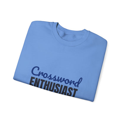 Crossword Enthusiast In Pen Obviously Sweatshirt, Crossword Enthusiast Crewneck Sweatshirt