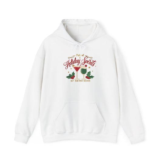 In My Holiday Spirits Era Hoodie, Funny Christmas Hooded Sweatshirt