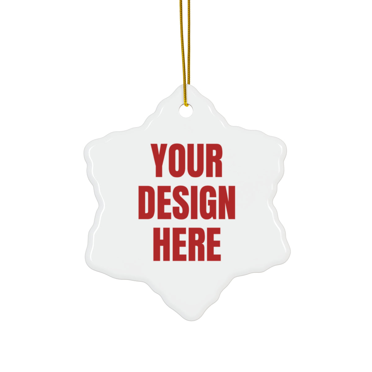 Custom photo Christmas ornament – view 4