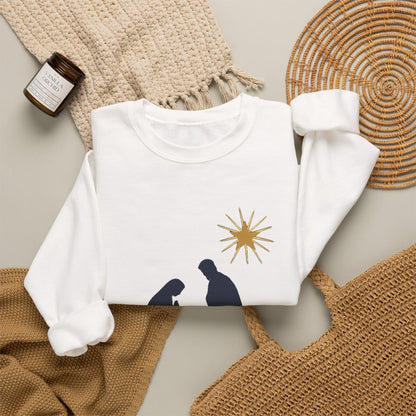 Reason for the Season Sweatshirt, Christian Christmas Crewneck, Nativity Sweater