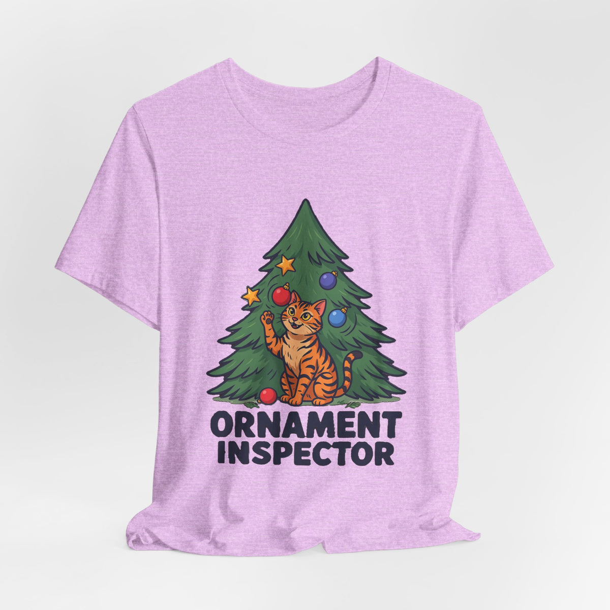 Ornament Inspector Christmas Cat Shirt, Ornament Inspector Christmas Cat T-Shirt