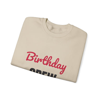 Birthday Crew Sweatshirt, Matching Birthday Party Crewneck