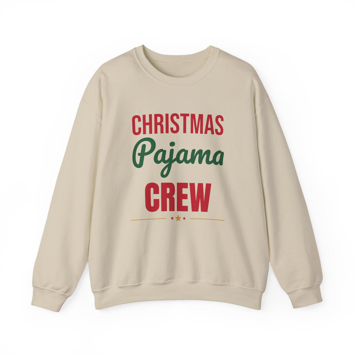 Christmas Pajama Crew Sweatshirt, Matching Family Christmas Crewneck
