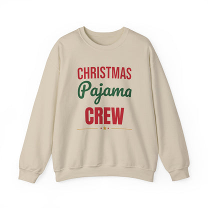 Christmas Pajama Crew Sweatshirt, Matching Family Christmas Crewneck