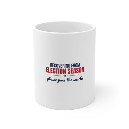 Recovering From Election Season Mug, Funny Election Season Coffee Mug 11oz