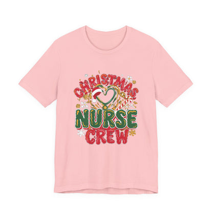 Christmas Nurse Crew Shirt, Retro Nurse Christmas T-Shirt, Holiday Gift for Nurses