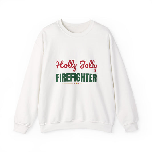 Holly Jolly Firefighter Sweatshirt