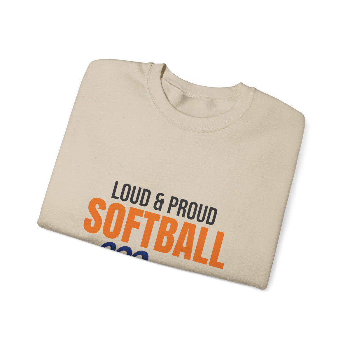 Loud and Proud Softball Mom Sweatshirt, Softball Mom Crewneck