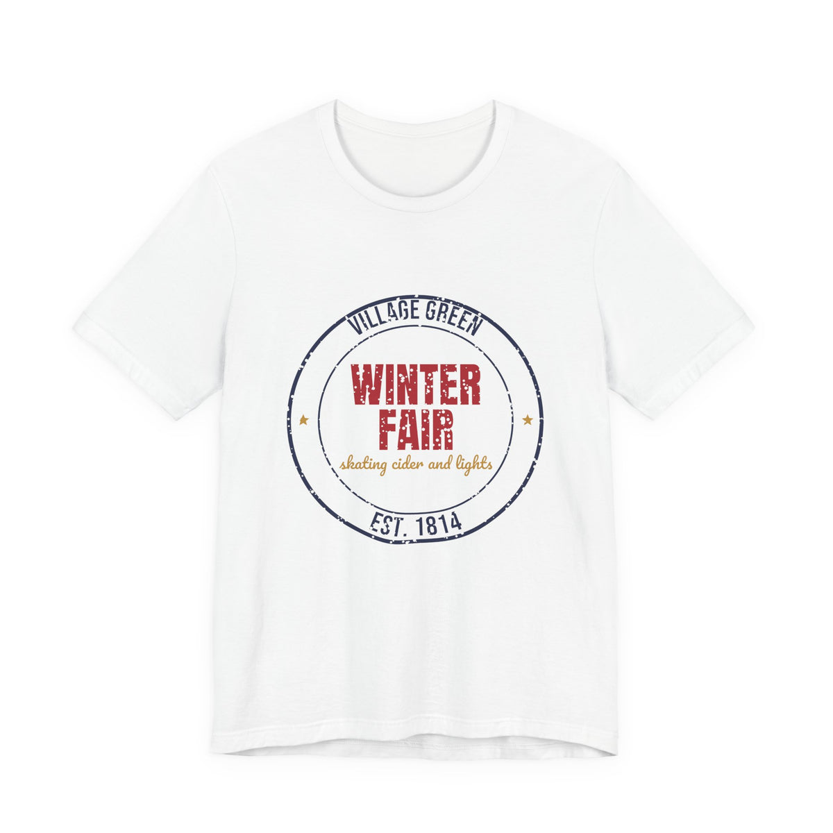 Village Green Winter Fair Est. 1814 Shirt, Vintage Winter T-Shirt, Vintage Winter Gift