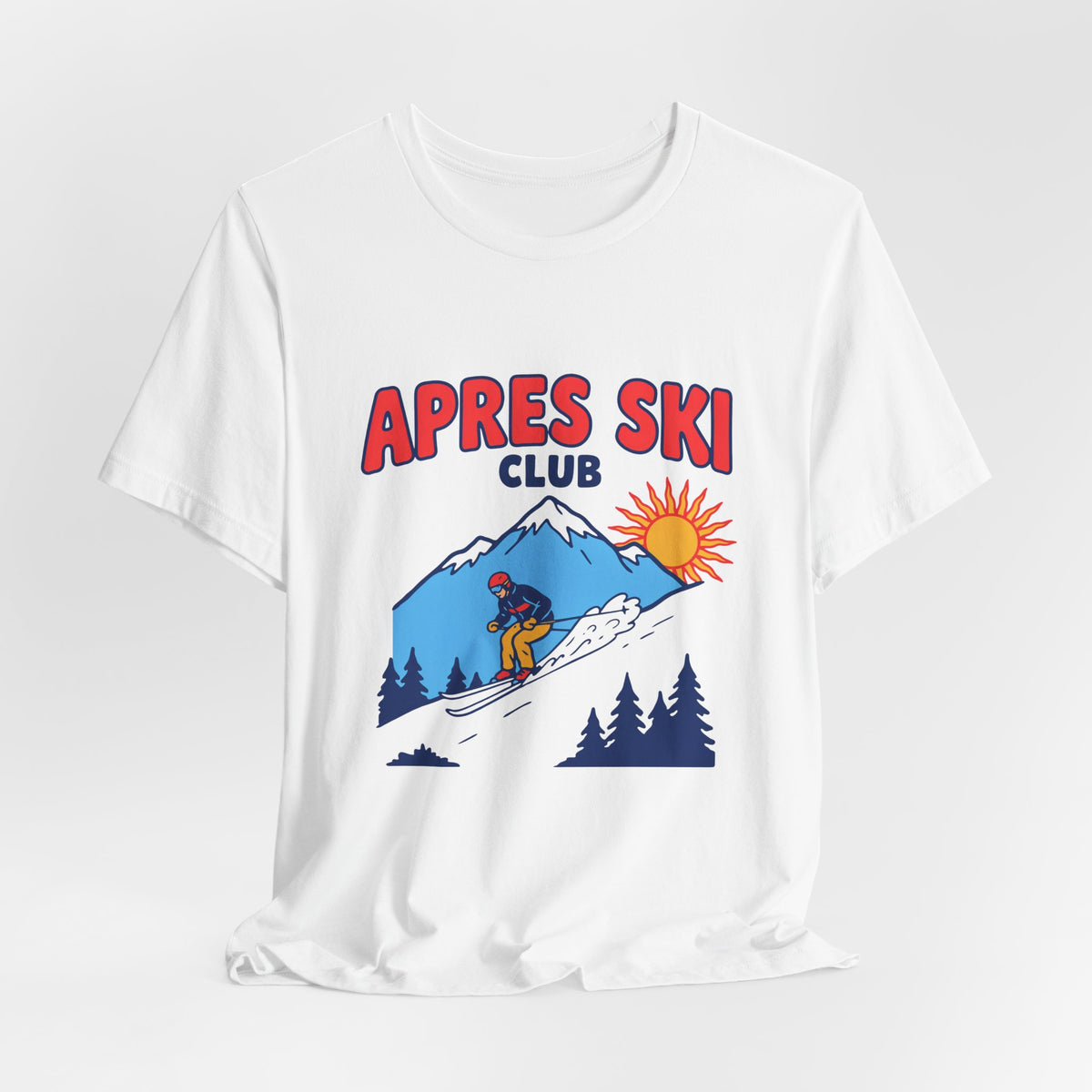 Apres Ski Club Shirt, Retro Ski T-Shirt, Skiing Tee