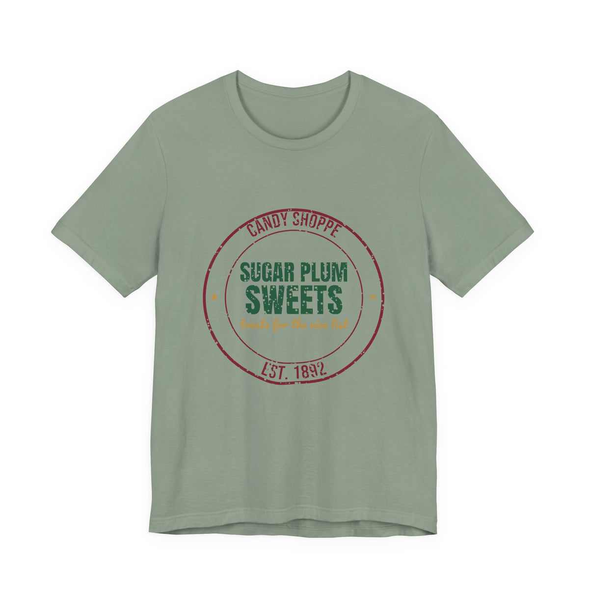 Candy Shoppe Sugar Plum Sweets Est. 1892 Shirt, Vintage Christmas T-Shirt, Vintage Christmas Gift