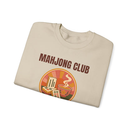 Mahjong Club Est. Friday Nights Retro Sweatshirt