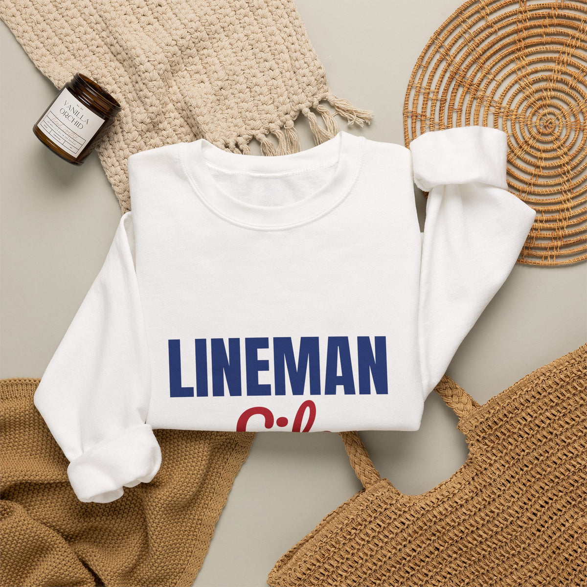 Lineman Life Working High So You Have Power Sweatshirt, Lineman Crewneck Sweatshirt