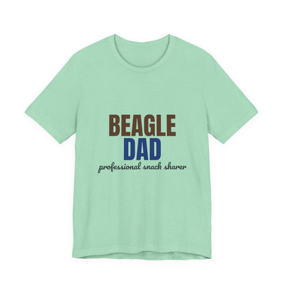 Beagle Dad Professional Snack Sharer Shirt, Beagle Dad T-Shirt, Beagle Lover Gift
