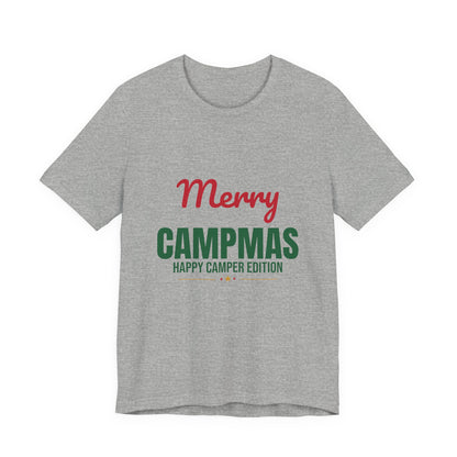 Merry Campmas Shirt, Camping Christmas T-Shirt, Camper Gift