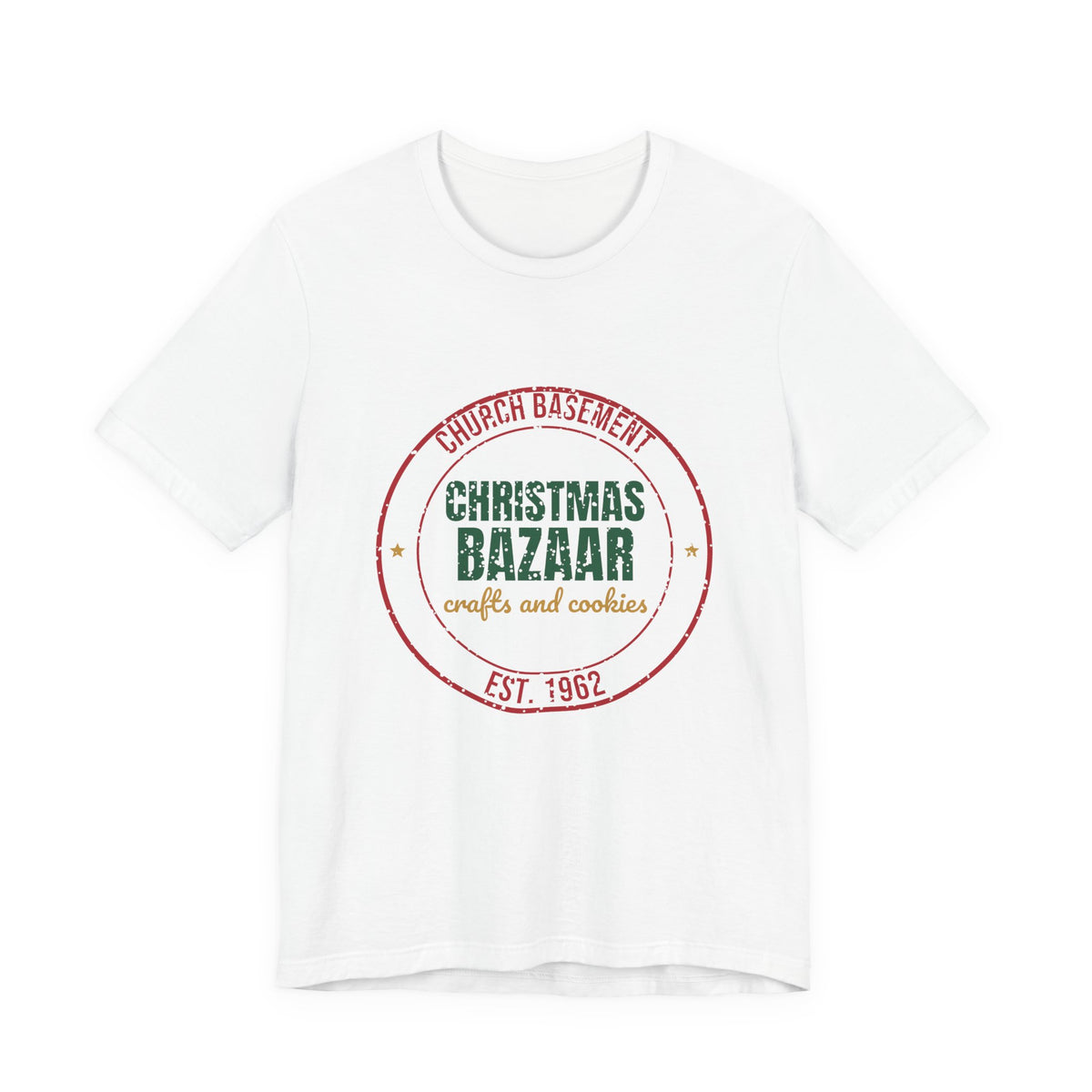 Church Basement Christmas Bazaar Est. 1962 Shirt, Vintage Christmas T-Shirt, Vintage Christmas Gift