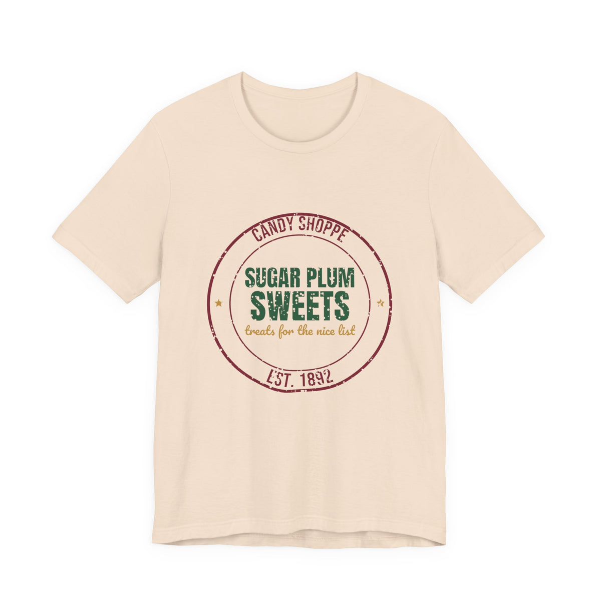 Candy Shoppe Sugar Plum Sweets Est. 1892 Shirt, Vintage Christmas T-Shirt, Vintage Christmas Gift