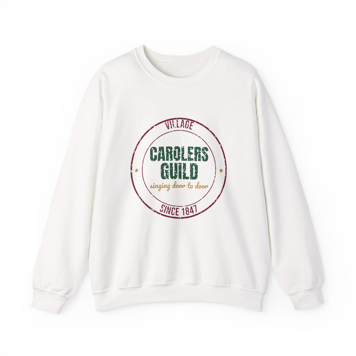 Village Carolers Guild Since 1847 Sweatshirt, Vintage Christmas Crewneck Sweatshirt