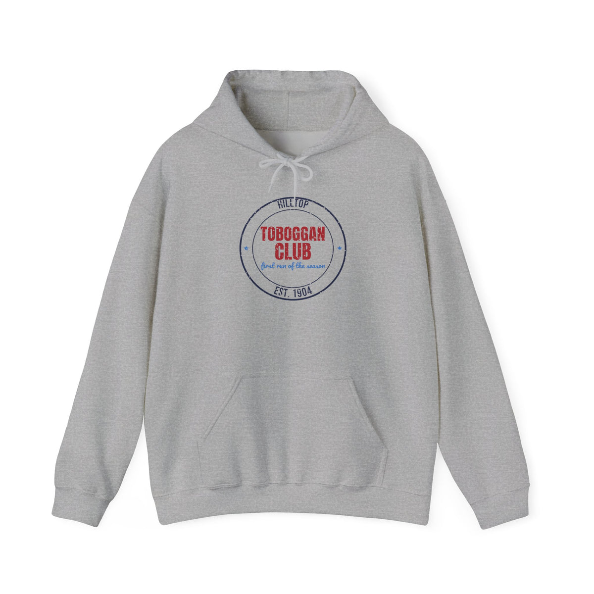 Hilltop Toboggan Club Est. 1904 Hoodie, Vintage Winter Hoodie