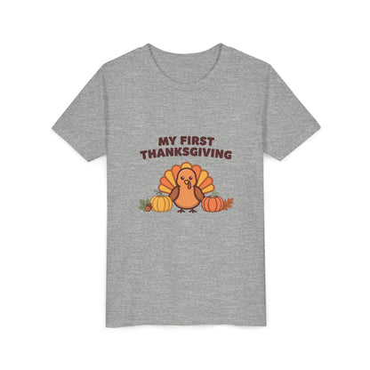 My First Thanksgiving Kids Shirt, Kids Thanksgiving Shirt, Youth Tee