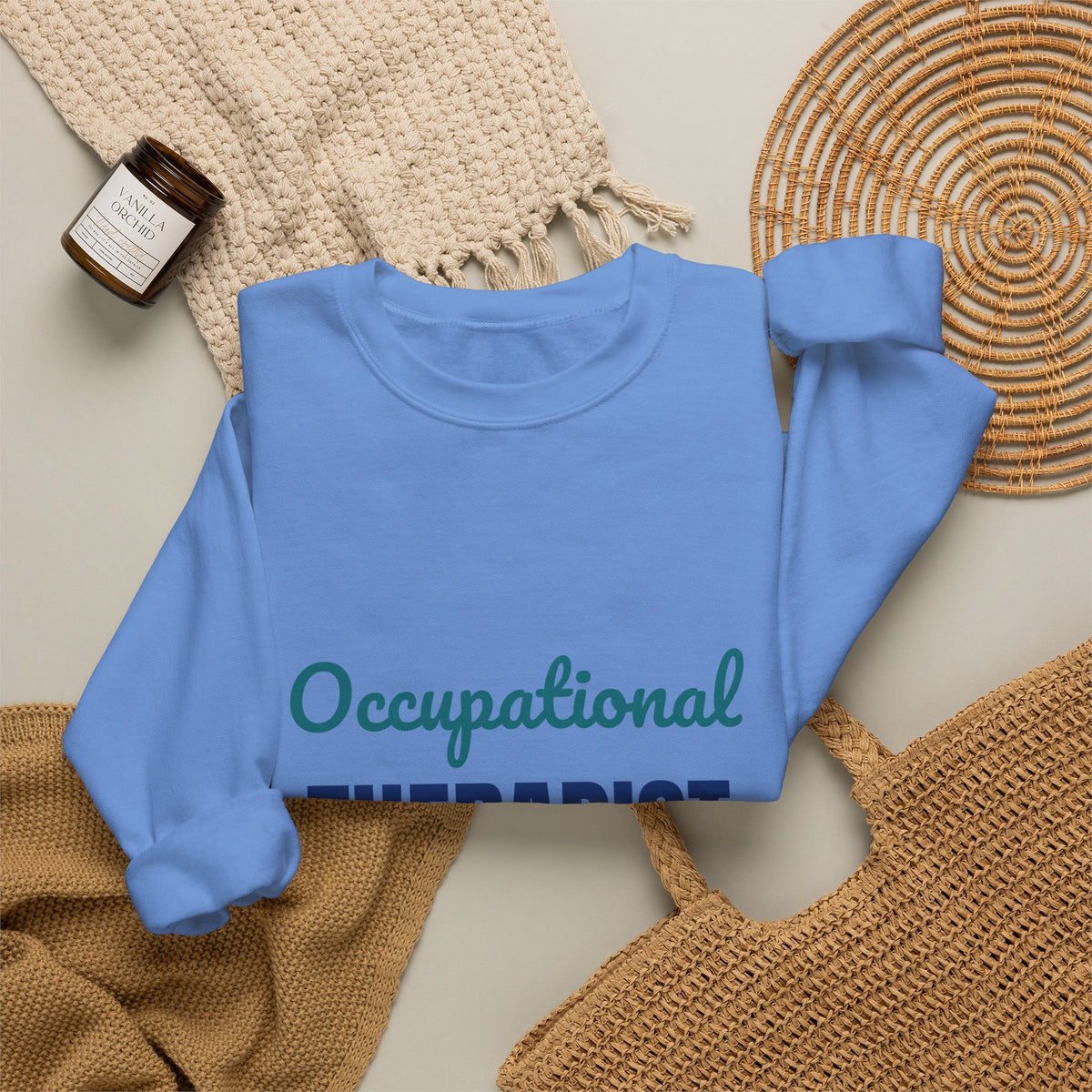 Occupational Therapist Helping Hands Every Day Sweatshirt, OT Crewneck Sweatshirt, Occupational Therapy