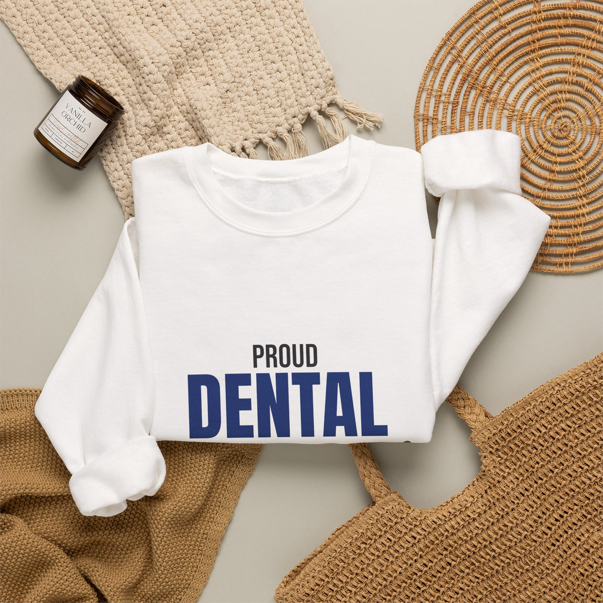 Proud Dental Hygienist Sweatshirt, Dental Hygienist Crewneck Sweatshirt