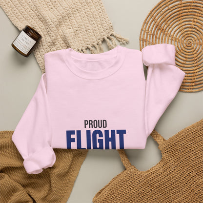 Proud Flight Attendant Sweatshirt, Flight Attendant Crewneck Sweatshirt