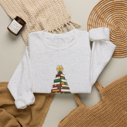 Merry Bookmas Sweatshirt, Bookish Christmas Crewneck, Book Lover Sweater