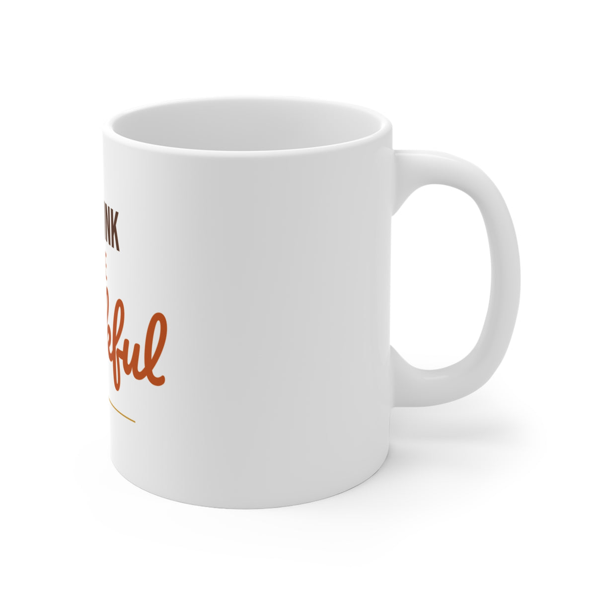 Eat Drink and Be Thankful Mug, Thanksgiving Coffee Mug 11oz, Cozy Fall Gift